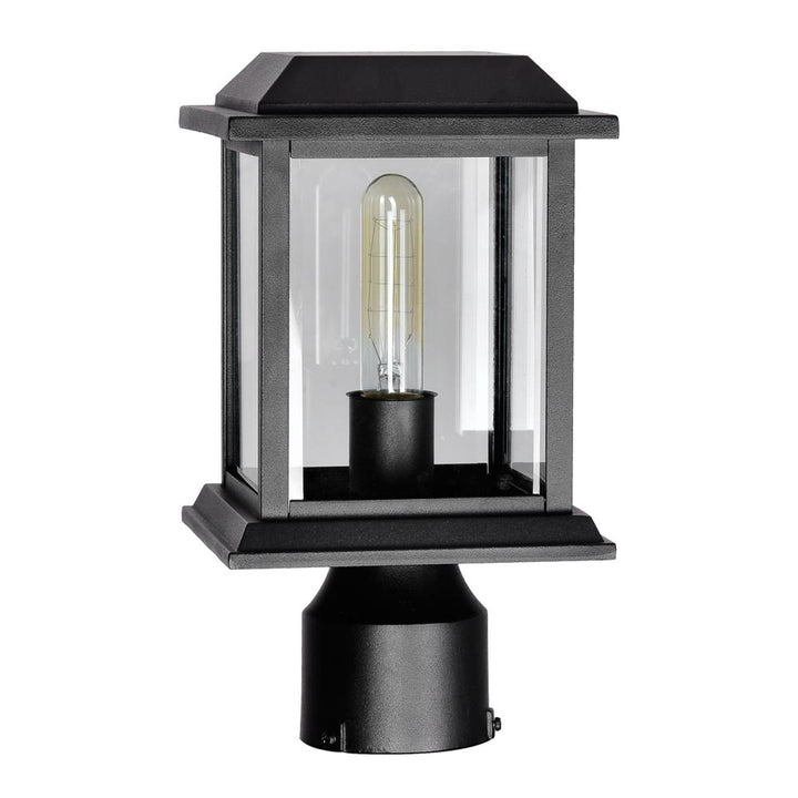 Blackbridge 1 Light Outdoor Black Lantern Head