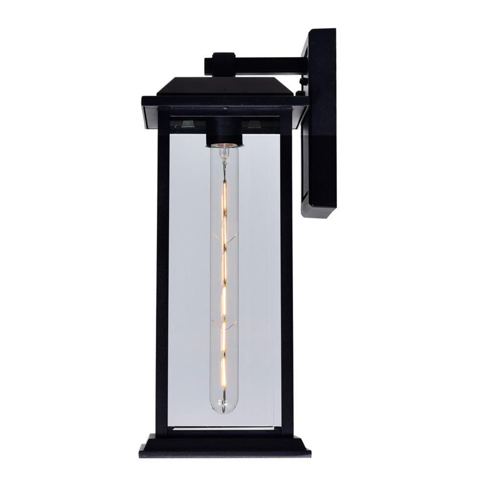 Blackbridge 1 Light Outdoor Black Wall Lantern