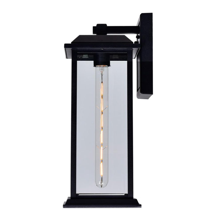 Blackbridge 1 Light Outdoor Black Wall Lantern