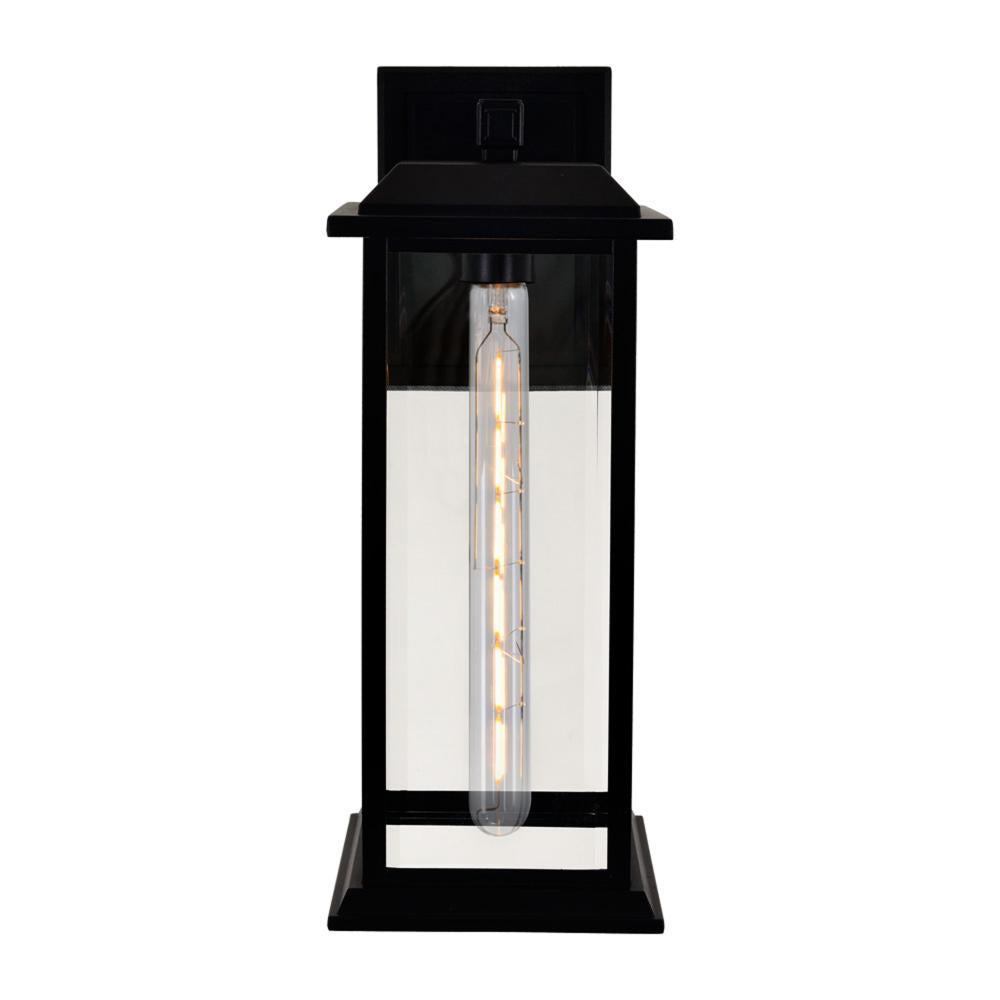 Blackbridge 1 Light Outdoor Black Wall Lantern