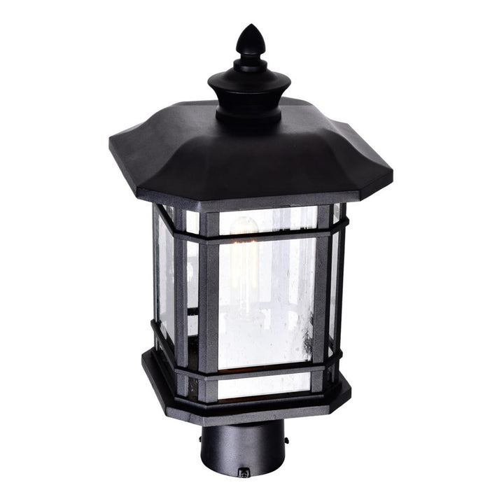 Blackburn 1 Light Outdoor Black Lantern Head