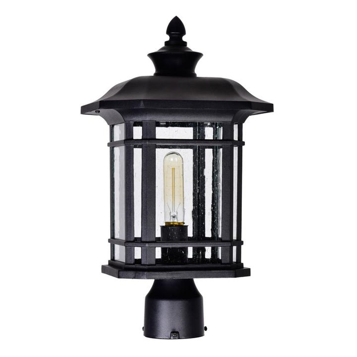 Blackburn 1 Light Outdoor Black Lantern Head