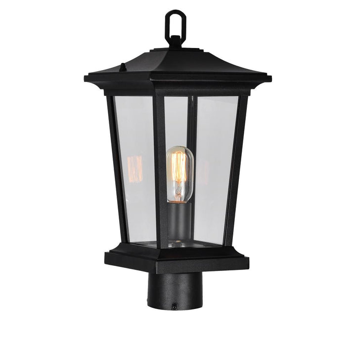 Leawood 1 Light Black Outdoor Lantern Head