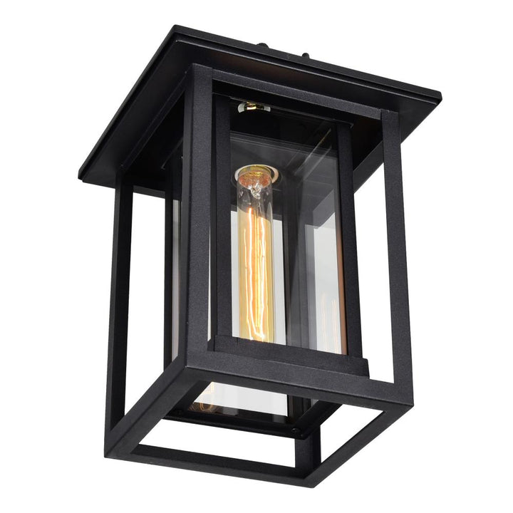 Winfield 1 Light Black Outdoor Hanging Light