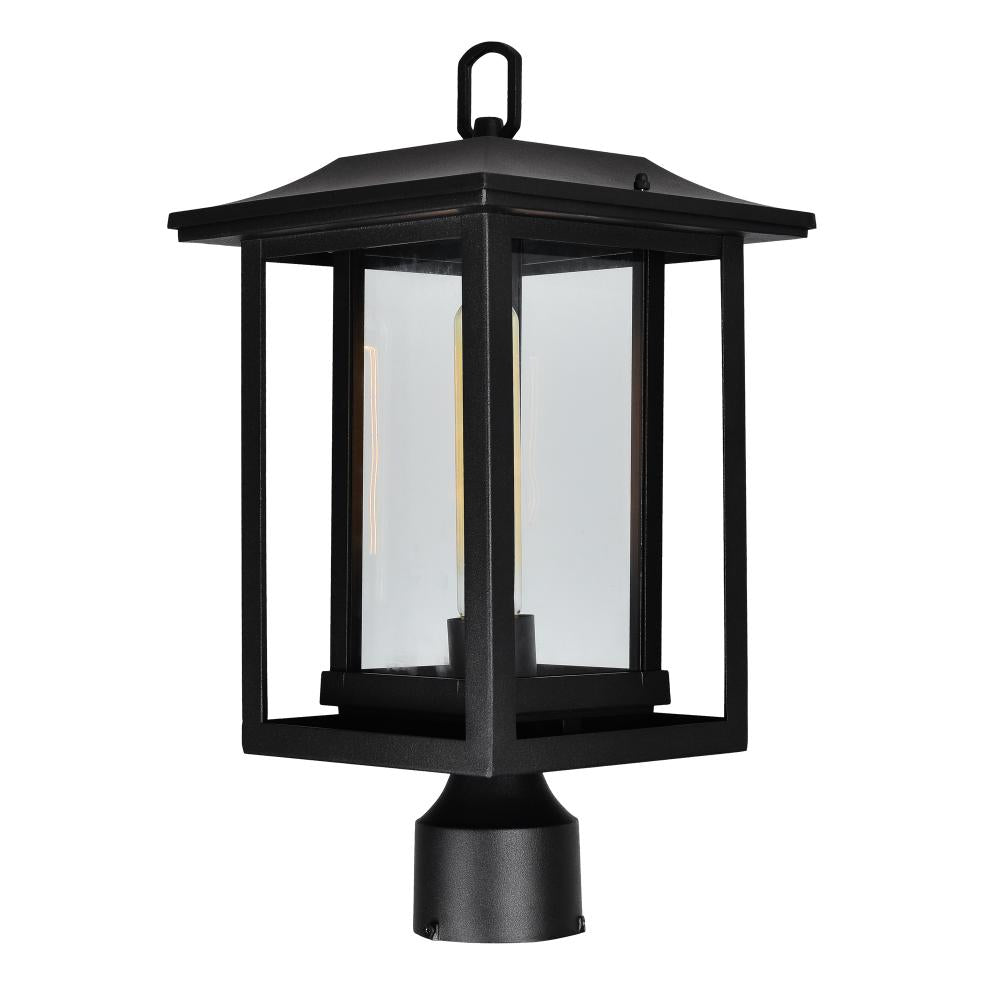 Winfield 1 Light Black Outdoor Lantern Head