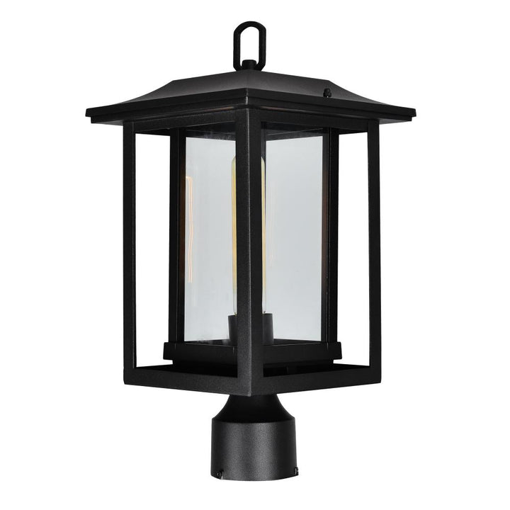 Winfield 1 Light Black Outdoor Lantern Head