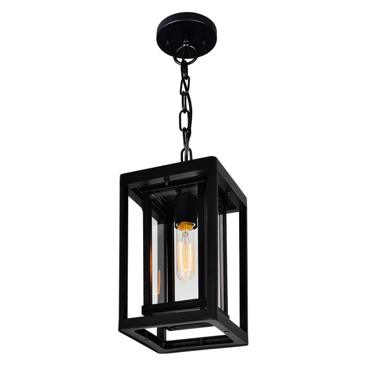 Mulvane 1 Light Black Outdoor Hanging Light