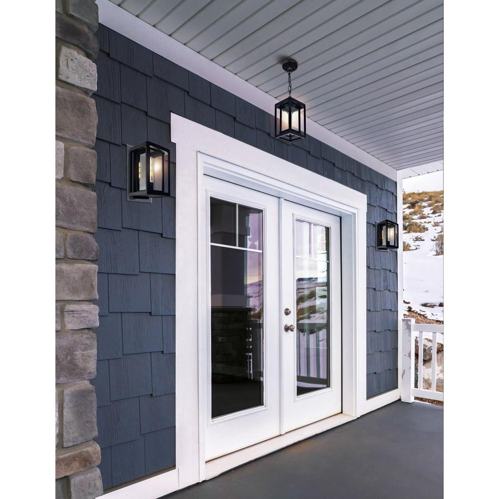 Mulvane 1 Light Black Outdoor Hanging Light