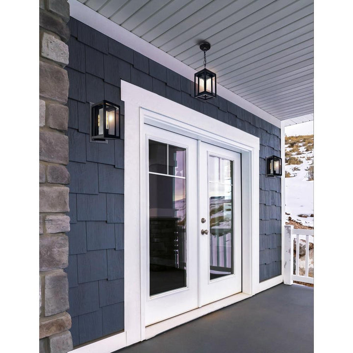 Mulvane 1 Light Black Outdoor Hanging Light