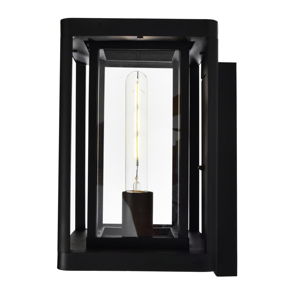 Mulvane 1 Light Black Outdoor Wall Light