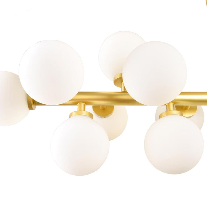 Arya 16 Light Chandelier With Satin Gold Finish