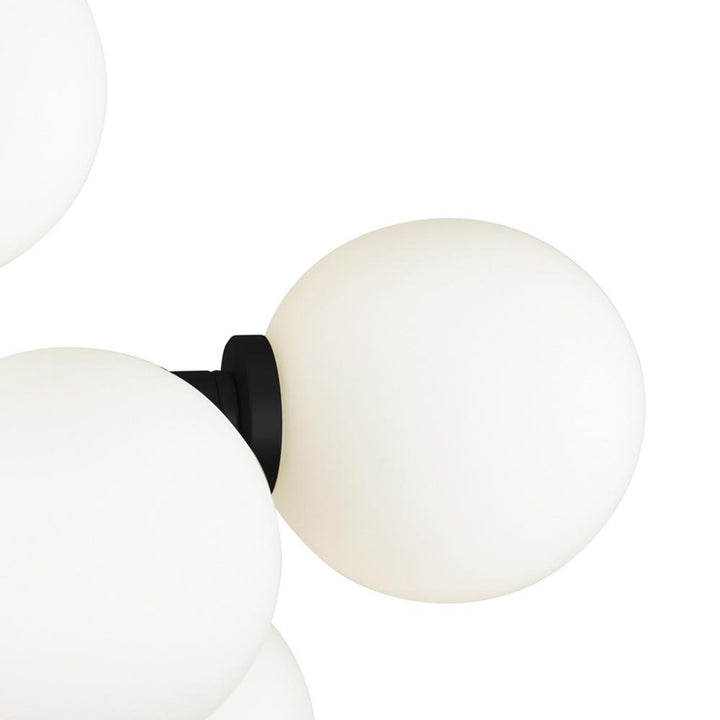 Arya 8 Light Wall Sconce With Black Finish