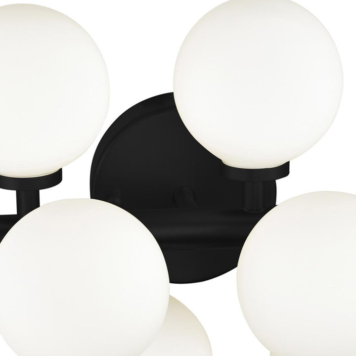 Arya 17 Light Wall Sconce With Black Finish