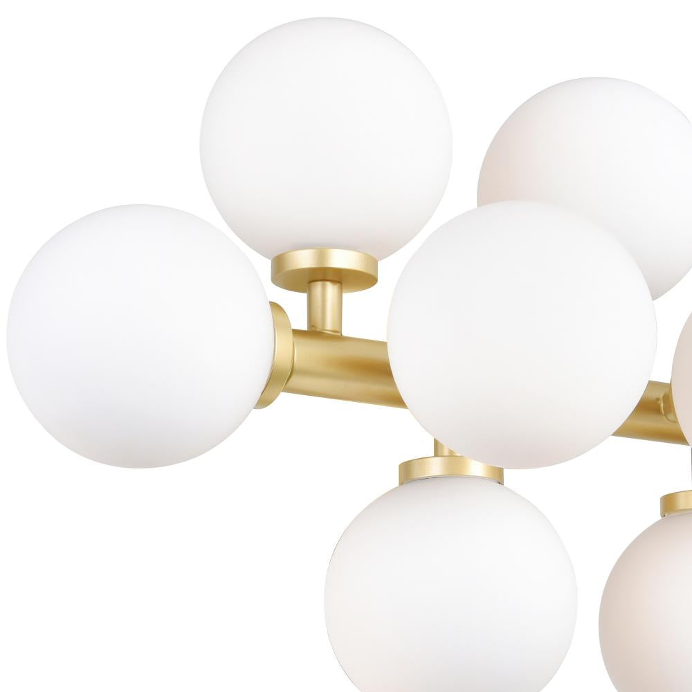 Arya 17 Light Wall Sconce With Satin Gold Finish