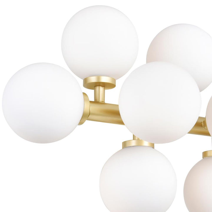 Arya 17 Light Wall Sconce With Satin Gold Finish