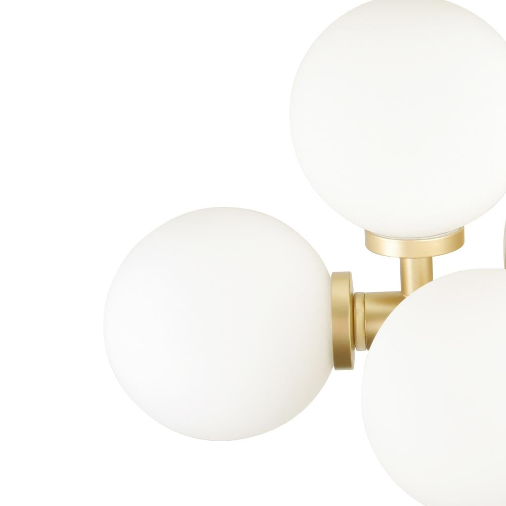 Arya 17 Light Wall Sconce With Satin Gold Finish
