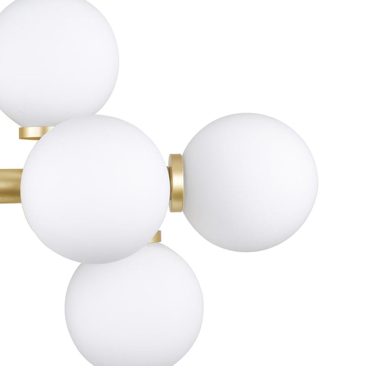 Arya 17 Light Wall Sconce With Satin Gold Finish