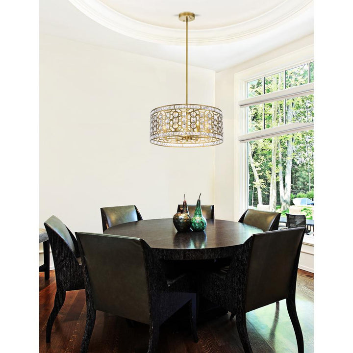 Belinda 6 Light Chandelier With Champagne Finish