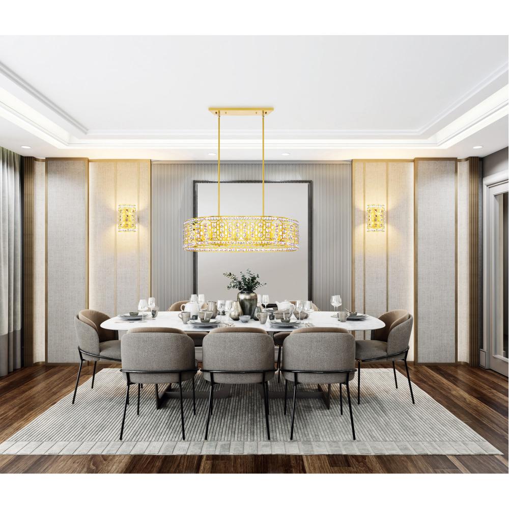 Belinda 8 Light Chandelier With Champagne Finish