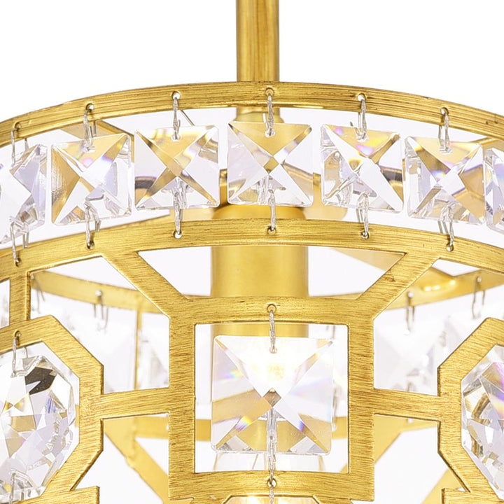 Belinda 1 Light Pendant With Champagne Finish