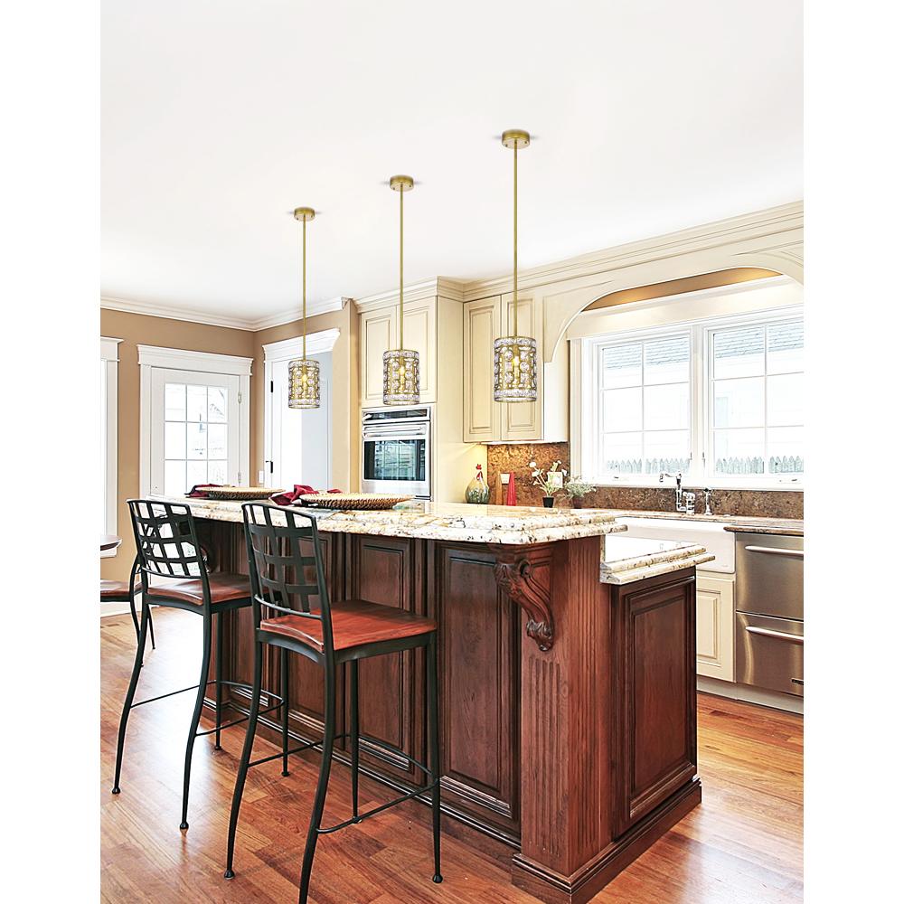 Belinda 1 Light Pendant With Champagne Finish