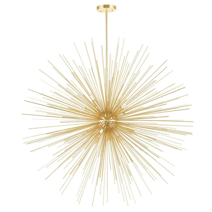 Savannah 14 Light Chandelier With Gold Leaf Finish