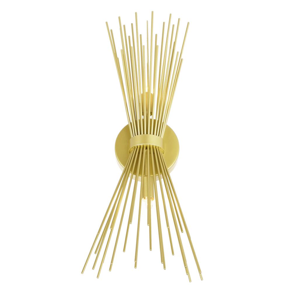 Savannah 2 Light Wall Sconce With Gold Leaf Finish