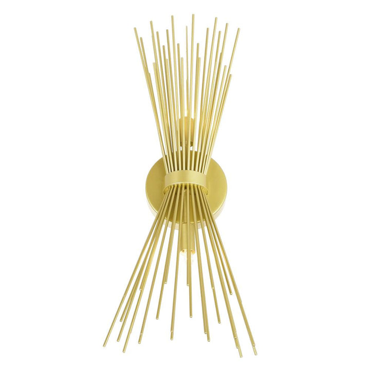 Savannah 2 Light Wall Sconce With Gold Leaf Finish