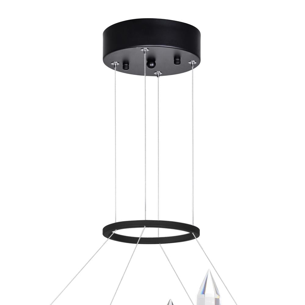 Juliette LED Chandelier With Black Finish
