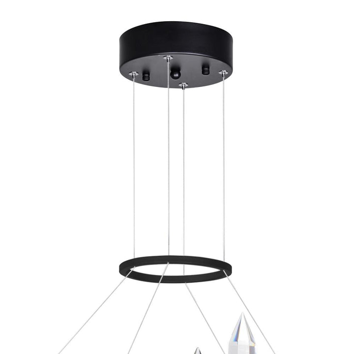 Juliette LED Chandelier With Black Finish