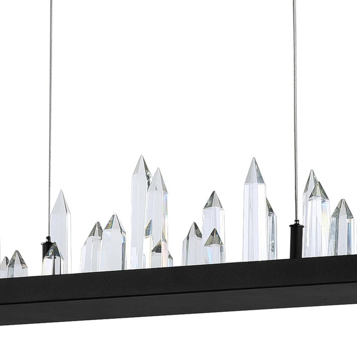 Juliette LED Chandelier With Black Finish