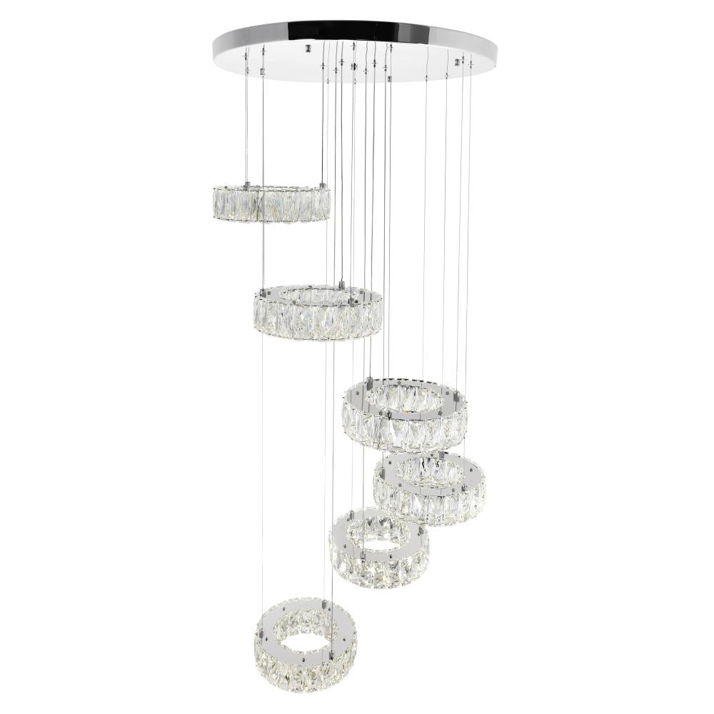 Madeline LED Chandelier With Chrome Finish