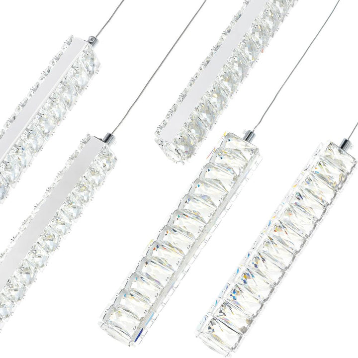 Celina LED Chandelier With Chrome Finish