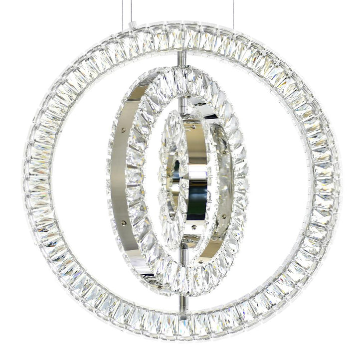 Celina LED Chandelier With Chrome Finish