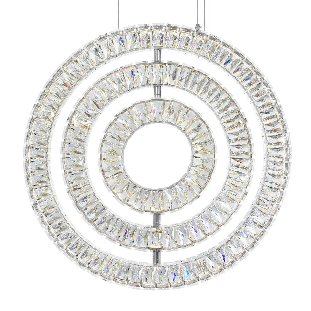 Celina LED Chandelier With Chrome Finish