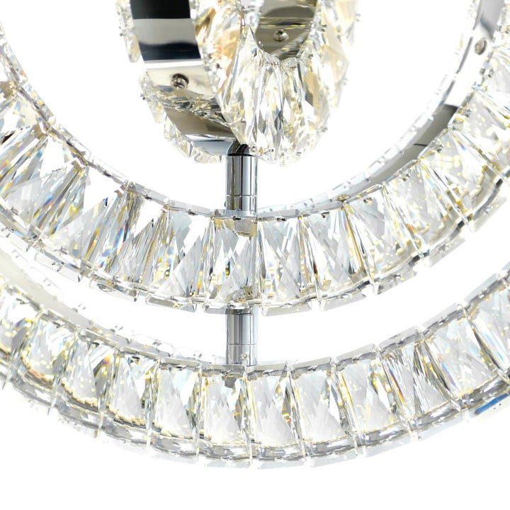 Celina LED Chandelier With Chrome Finish