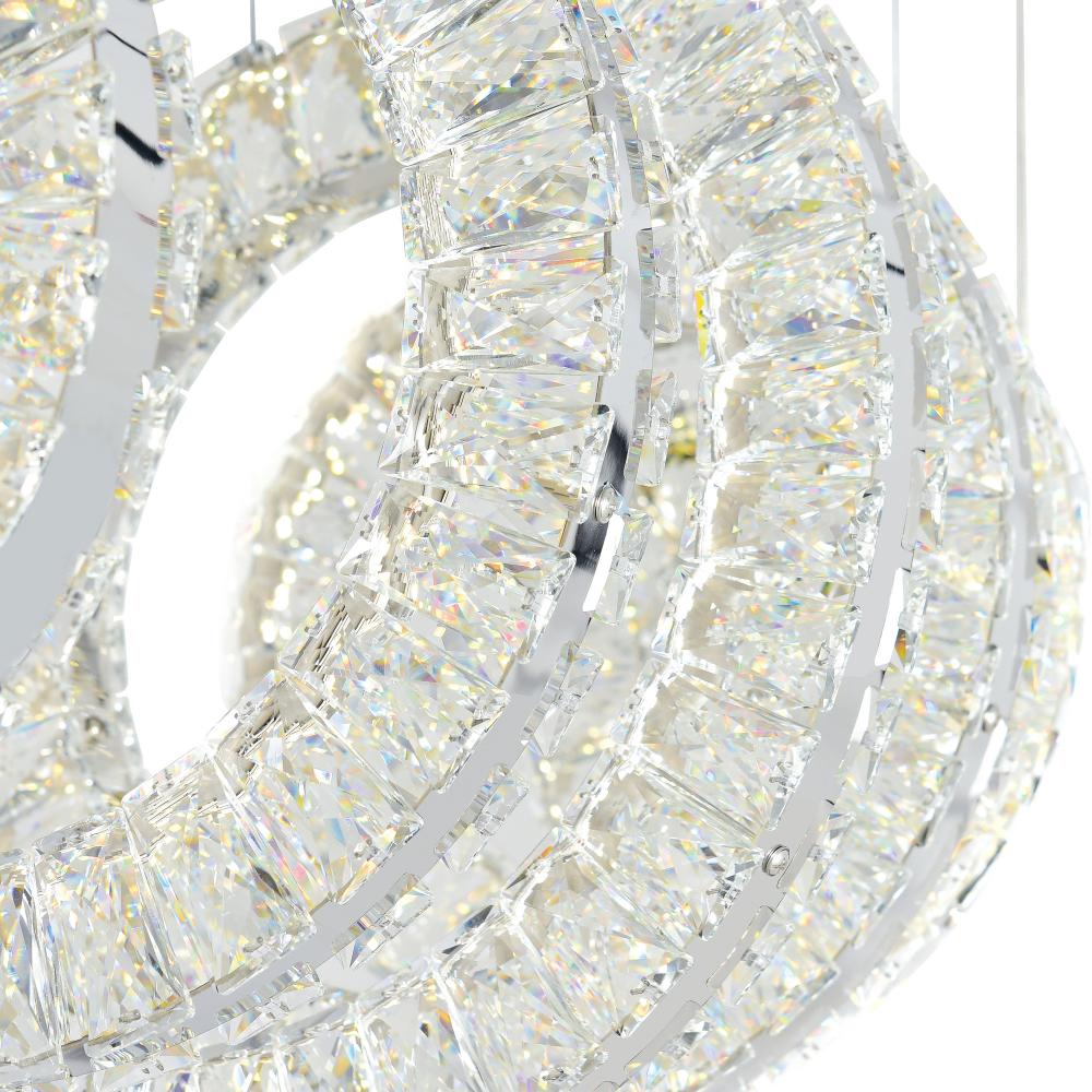 Celina LED Chandelier With Chrome Finish