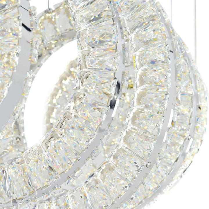 Celina LED Chandelier With Chrome Finish