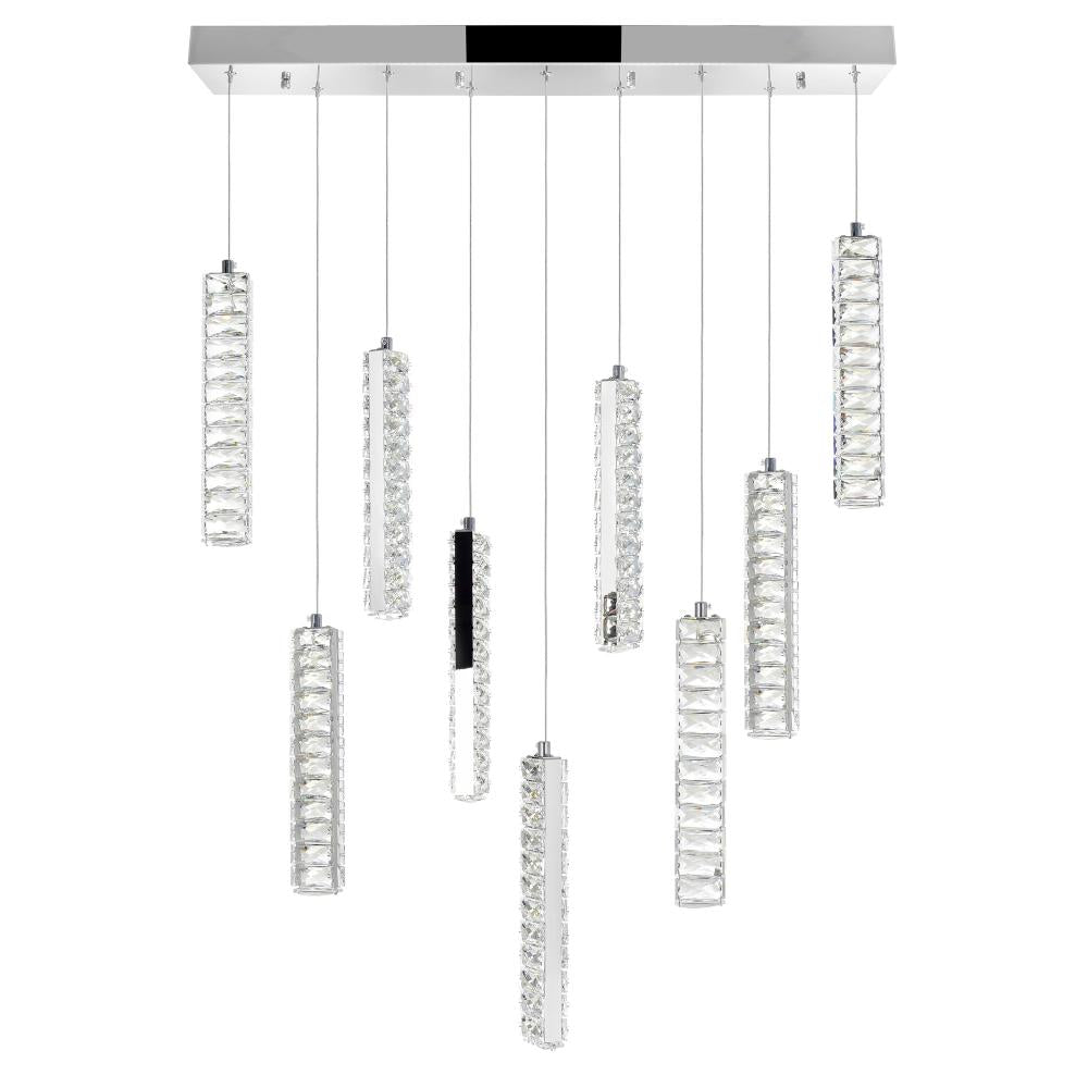 Celina LED Chandelier With Chrome Finish