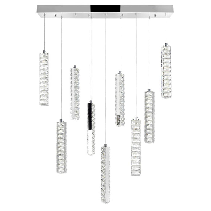 Celina LED Chandelier With Chrome Finish