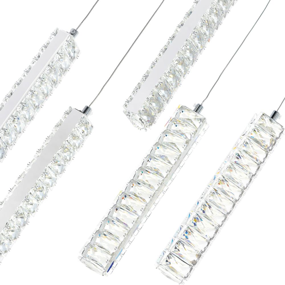 Celina LED Chandelier With Chrome Finish