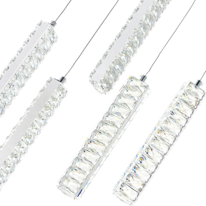 Celina LED Chandelier With Chrome Finish