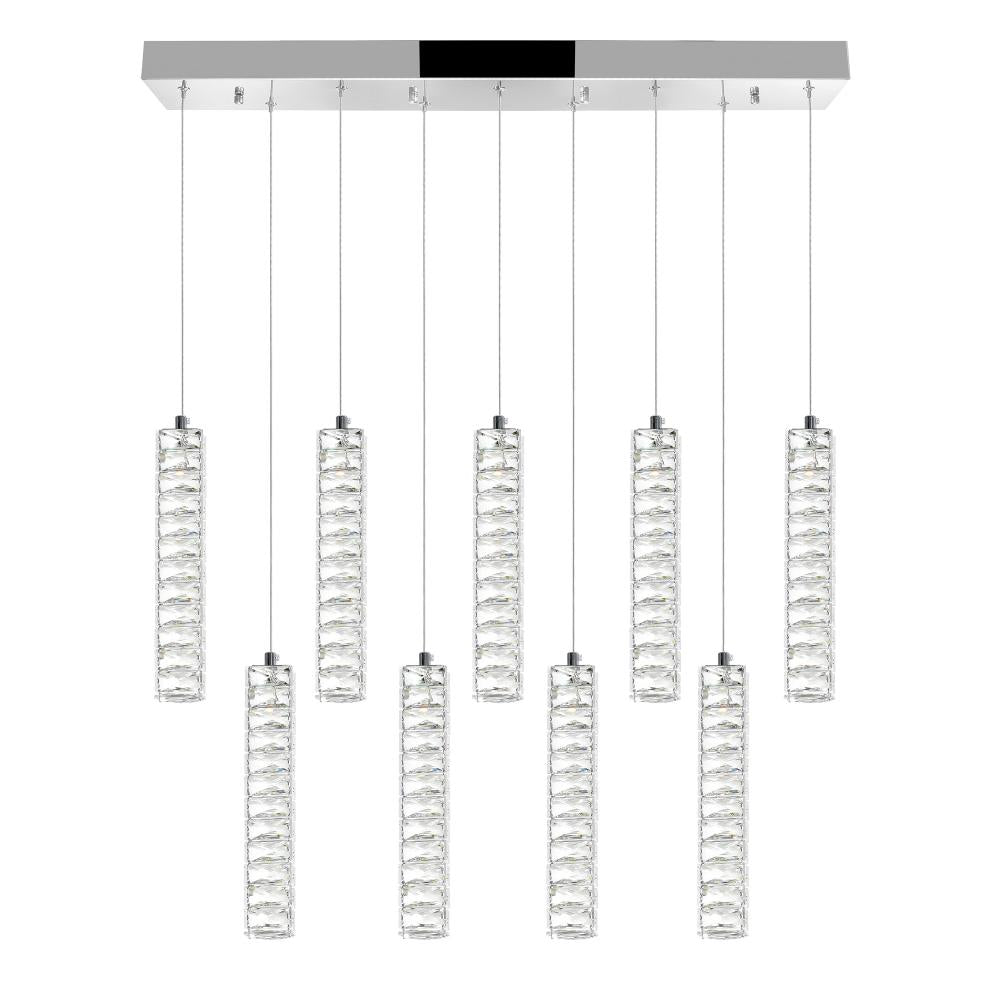 Celina LED Chandelier With Chrome Finish