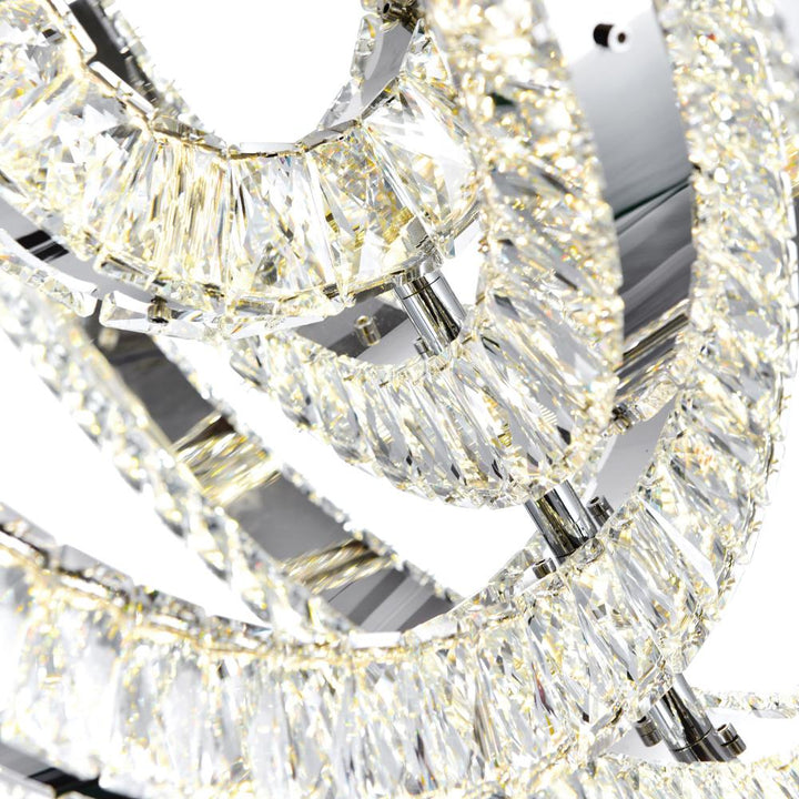 Celina LED Chandelier With Chrome Finish