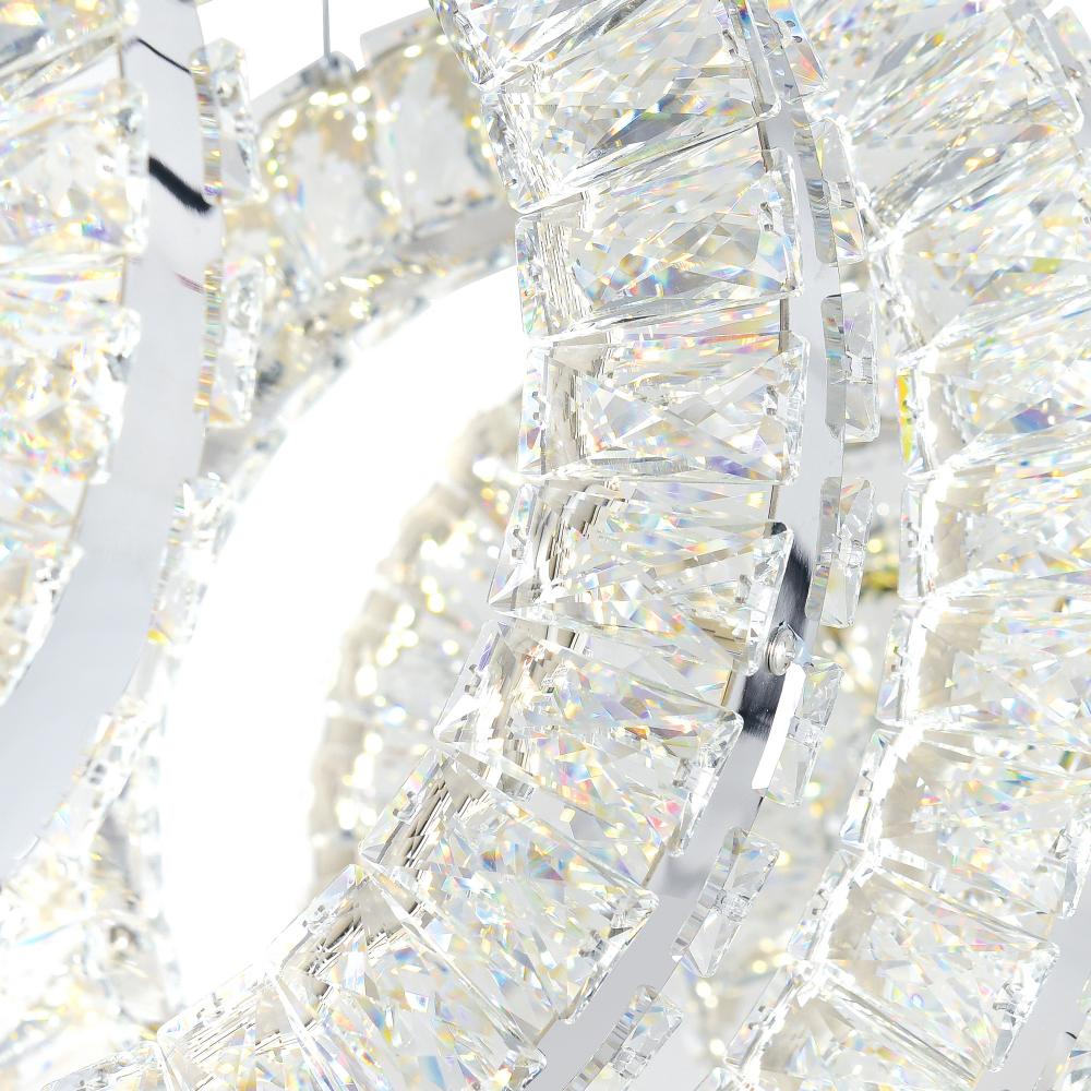 Celina LED Chandelier With Chrome Finish