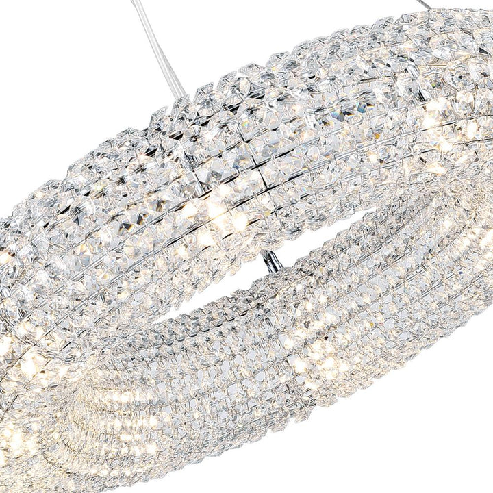 Veronique 8 Light Chandelier With Chrome Finish