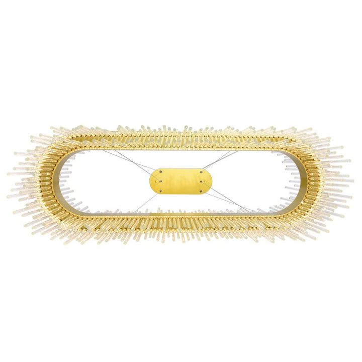 Genevieve LED Chandelier With Medallion Gold Finish