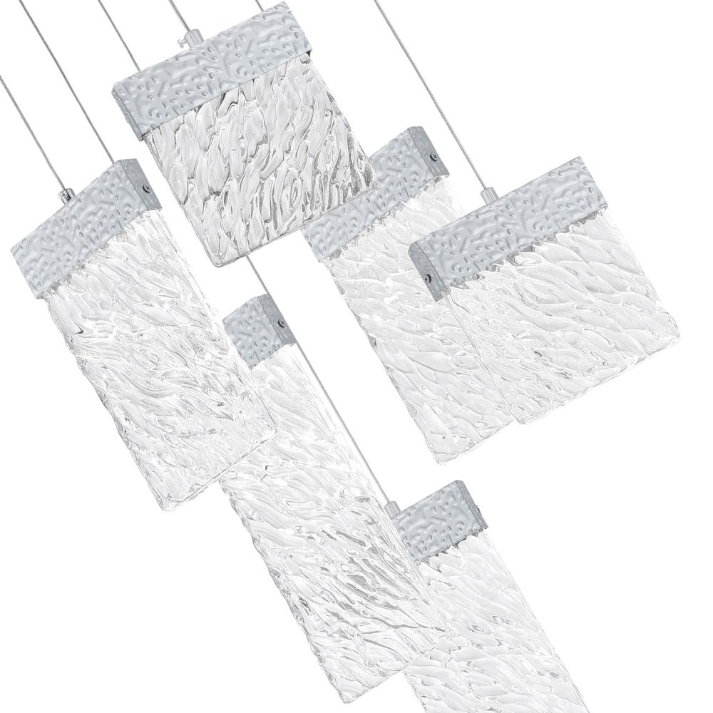 Carolina LED Chandelier With Pewter Finish