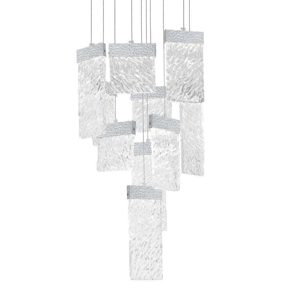 Carolina LED Chandelier With Pewter Finish