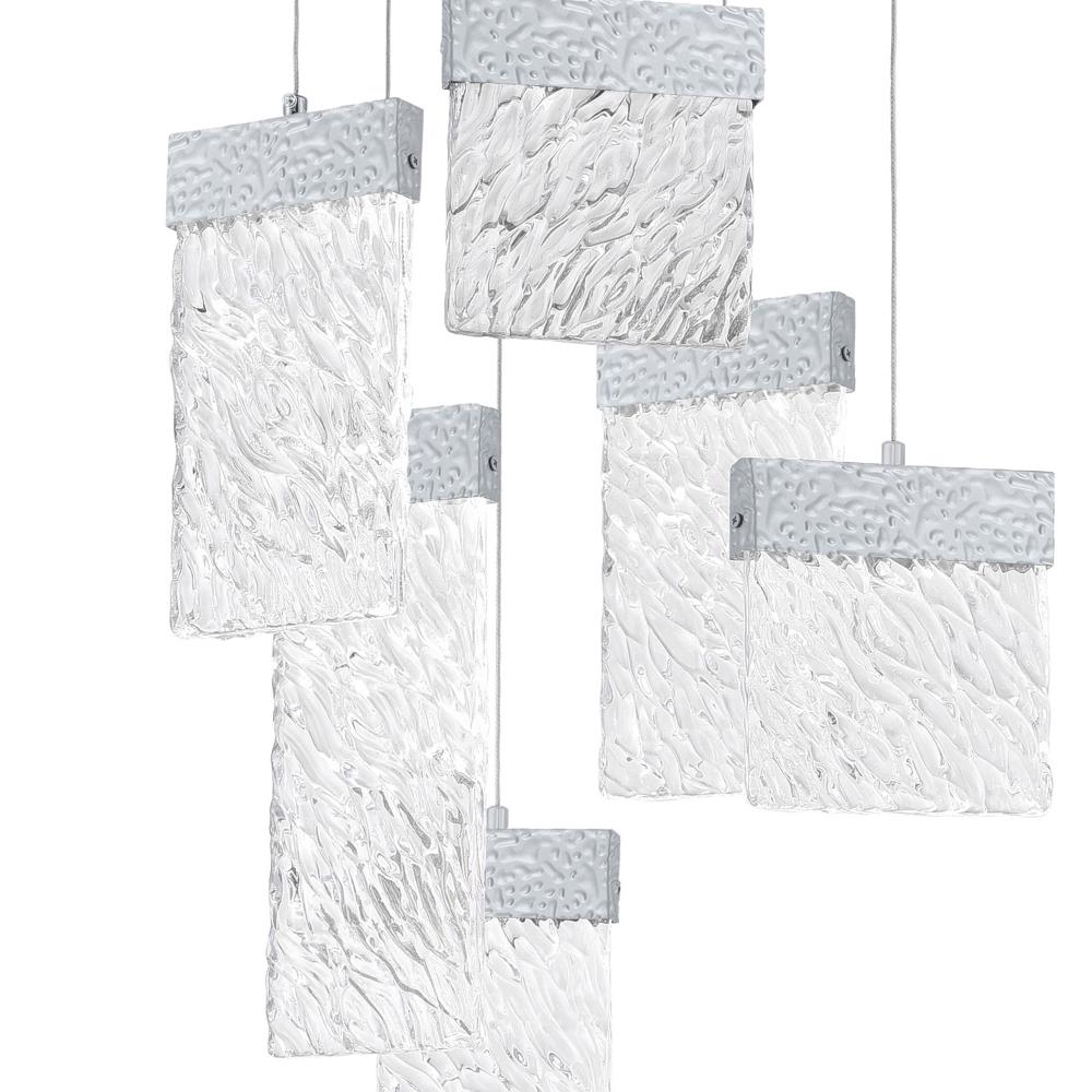 Carolina LED Chandelier With Pewter Finish